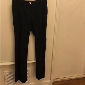 Michael kors navy boot cut slacks